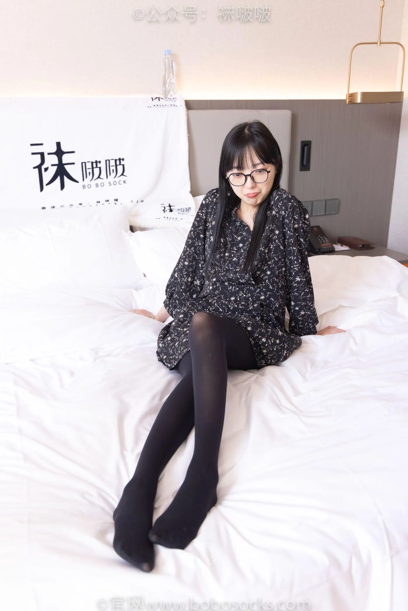 [BoBoSocks袜啵啵]NO.064 稚予-平底鞋、厚黑丝 [137P]插图9